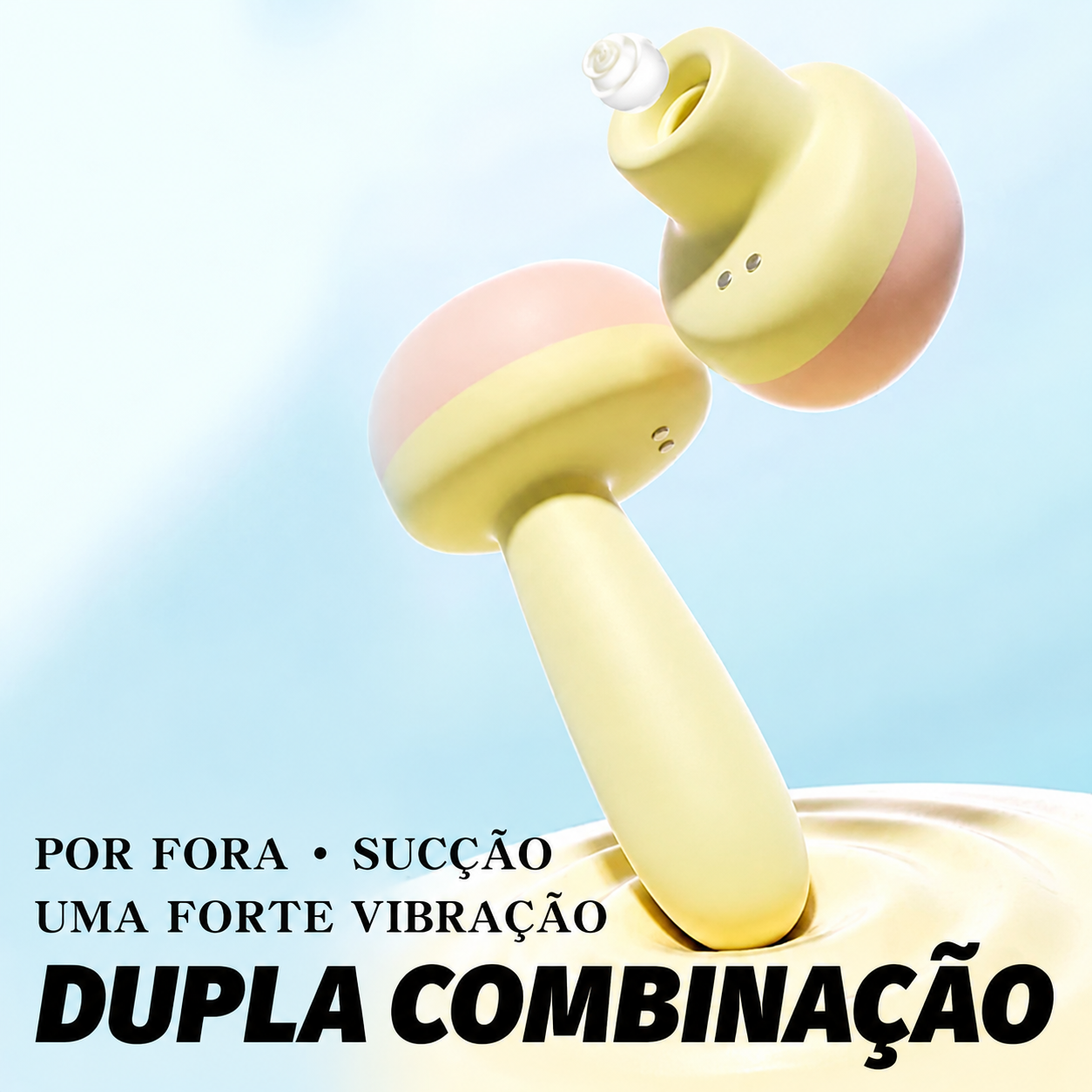 Sucção por fora e vibração forte por dentro — dupla combinação de estímulos